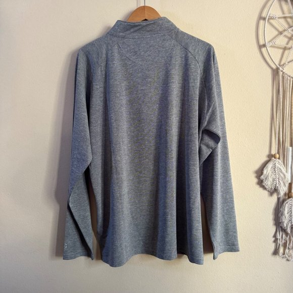 Champion CSUN Cal State Univ Northridge Athletic 1/4 Zip Long Sleeved Top L - Picture 5 of 14